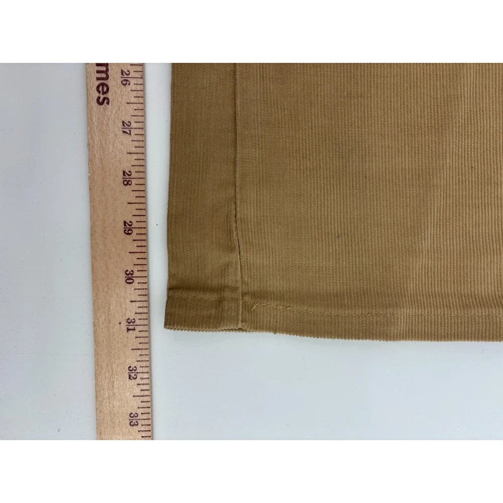 Dee Cee Mens 14 Wale Corduroy Jeans Tan Western Straight Leg 29x32 Vintage NWT